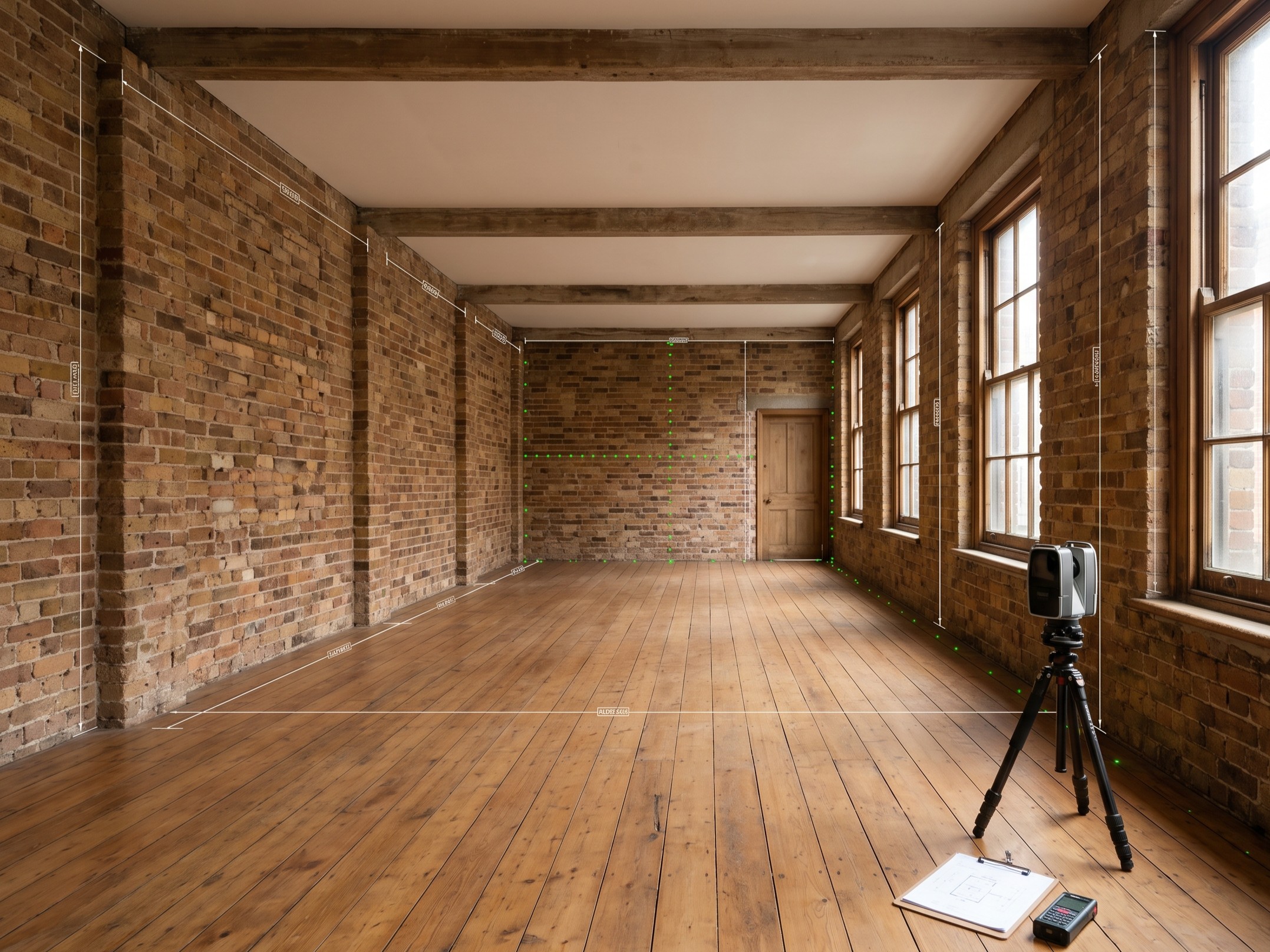 Existing conditions drafting site measurement